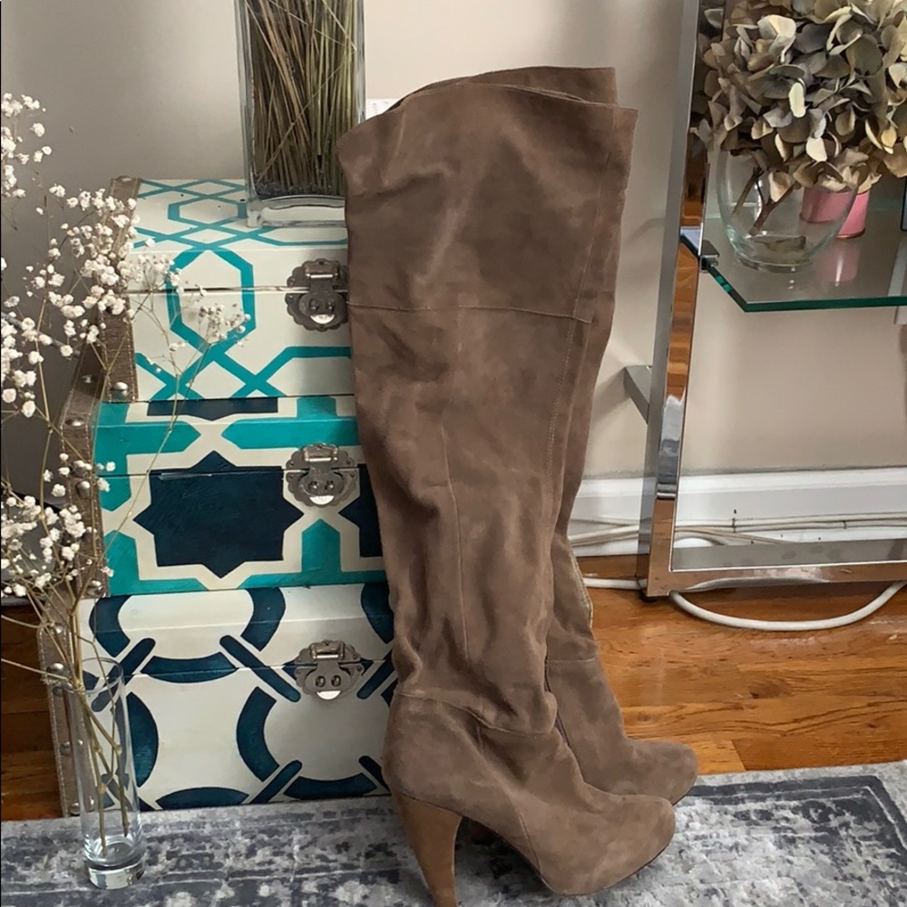 Steve Madden Suede Over The Knee Boots
